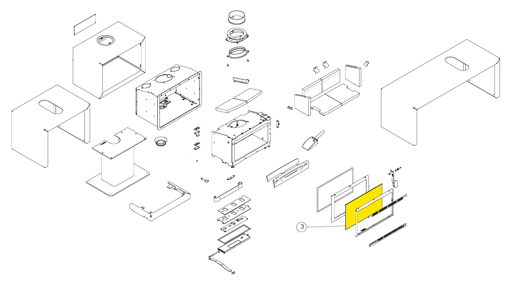 Charnwood Bay Door Glass