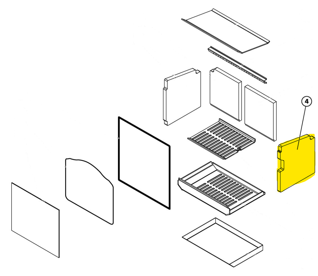 ESSE 700 Vista Right Hand Fire Brick