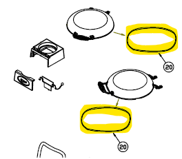 ESSE Hotplate Cover (Bolster Lid) seal