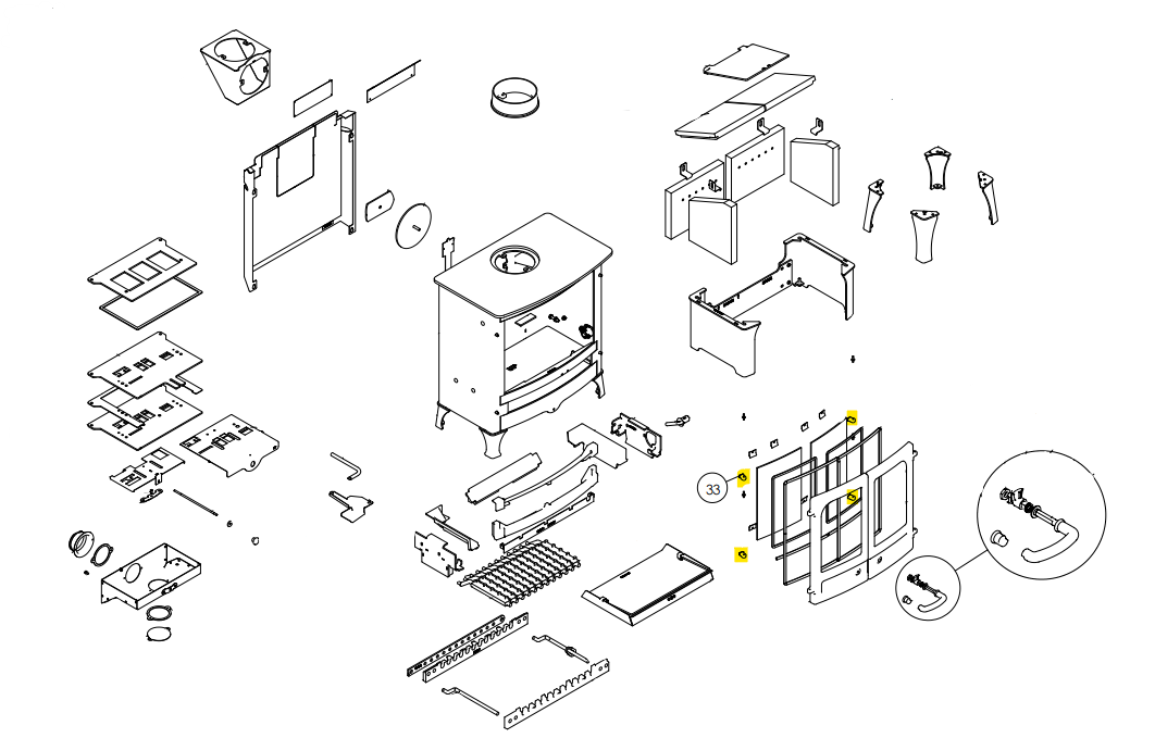 Island 2 & Haven Hinge Post