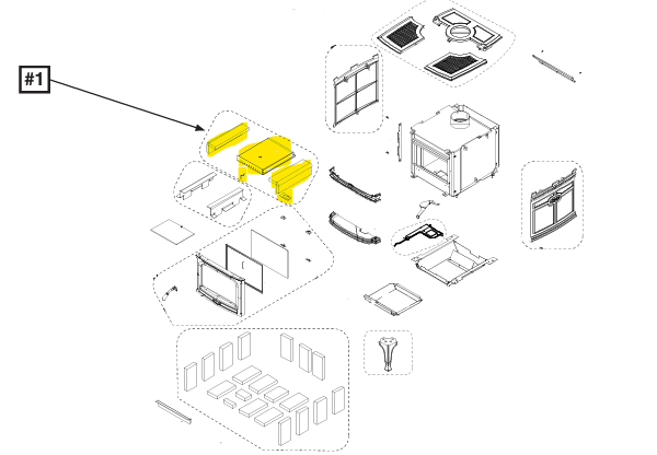 Baffle Kit to suit Vista and Alderlea T4