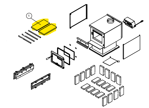 Replacement Baffle Board for True North TN20