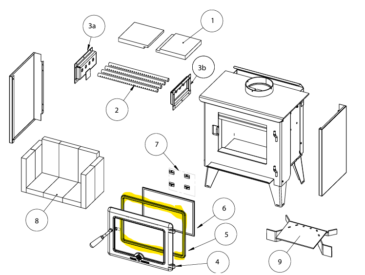 True North Door Gasket Kit