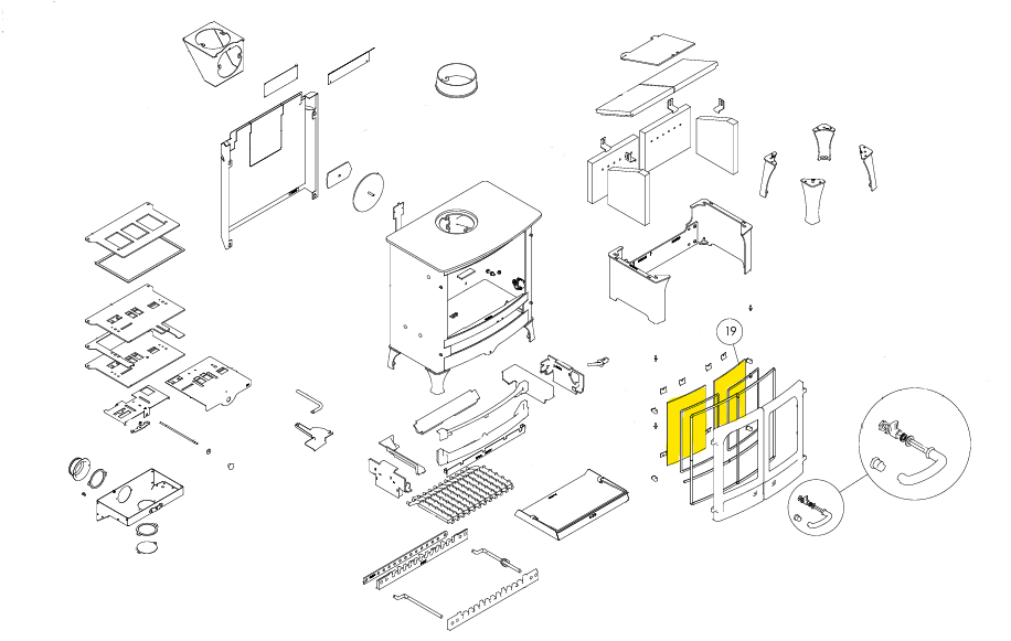 Charnwood Island III Glass