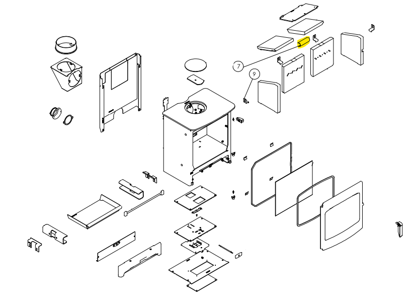 Baffle Support Bracket to suit Aire 7, Cranmore 7 & Skye E700
