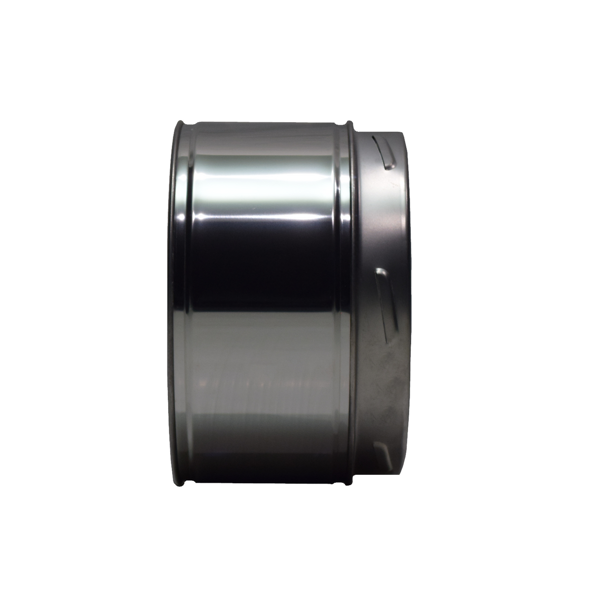 6” 100mm Insulated Flue Straight Pipe STAINLESS, Room Sealed Flue ...