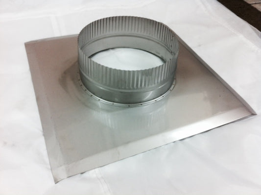 8" wood heater chimney plate